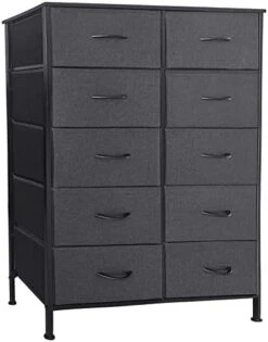 MuRealy Fabric Dresser With 10 Drawers - 2023 Upgraded Tall Storage Tower Fabric Drawer Dressers Chest For Bedroom, Closets, Nurseries With Maple Wooden Top And Easy Pull Handle(Light Grey) 12 MuRealy Fabric Dresser With 10 Drawers - 2023 Upgraded Tall Storage Tower Fabric Drawer Dressers Chest For Bedroom, Closets, Nurseries With Maple Wooden Top And Easy Pull Handle(Light Grey) -Safavieh Furniture 41MmRrTeQL. AC