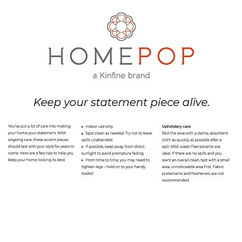 Homepop Home Decor | Upholstered Entryway Bench | Entryway Bench With Wood Shelf | Decorative Home Furniture (Orange Suzani) 5 Homepop Home Decor | Upholstered Entryway Bench | Entryway Bench With Wood Shelf | Decorative Home Furniture (Orange Suzani) - Image 5