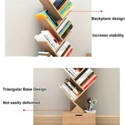 Tree Shelf, Tree Shaped Standing Shelf, Vertical Floor-to-ceiling Bookshelves, Space Saving Tree Bookshelves For Living Room Home Office Bookshelves In Office, Living Room ( Color : Wood Color , Size 15 Tree Shelf, Tree Shaped Standing Shelf, Vertical Floor-to-ceiling Bookshelves, Space Saving Tree Bookshelves For Living Room Home Office Bookshelves In Office, Living Room ( Color : Wood Color , Size -Safavieh Furniture 41NQ32RsXxL