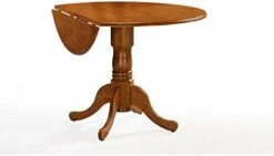 International Concepts Round Dual Drop Leaf Ped Table, Black/Cherry, 42-Inch -Safavieh Furniture 41NiN87GQhL. AC