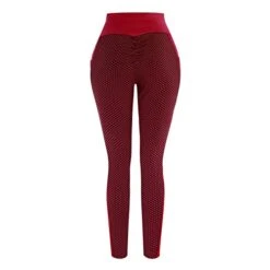 MatureGirl Running Women's Pants Athletic Workout Fitness Leggings Sports Yoga Yoga Pants Womens Designer Yoga Pants (Red, M) -Safavieh Furniture 41OLZxFlIEL