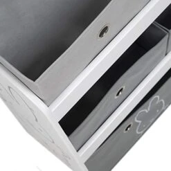 Roba Miffy® Play Shelf - Bunny Grey Children's Multi-Bin Toy Organizer, Shelf Storage Cabinet With 5 Fabric Boxes, Boys & Girls 9 Roba Miffy® Play Shelf - Bunny Grey Children's Multi-Bin Toy Organizer, Shelf Storage Cabinet With 5 Fabric Boxes, Boys & Girls -Safavieh Furniture 41Oa6KX83IL