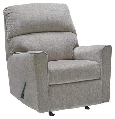 Signature Design By Ashley Altari Modern Nursery Manual Rocker Recliner, Light Gray 1 Signature Design By Ashley Altari Modern Nursery Manual Rocker Recliner, Light Gray