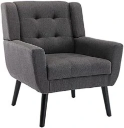 Dolonm Midcentury Modern Accent Chair With Arms, Upholstered Fabric Reading Side Chair Tufted Back Decorative Wingback Chair For Living Room Bedroom (Light Grey) 23 Dolonm Midcentury Modern Accent Chair With Arms, Upholstered Fabric Reading Side Chair Tufted Back Decorative Wingback Chair For Living Room Bedroom (Light Grey) -Safavieh Furniture 41Odoj8PKVL. AC