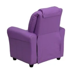 Flash Furniture Vana Contemporary Lavender Vinyl Kids Recliner With Cup Holder And Headrest -Safavieh Furniture 41OyrwoJCJL