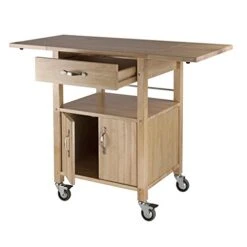 Winsome Wood Drop-Leaf Kitchen Cart 9 Winsome Wood Drop-Leaf Kitchen Cart -Safavieh Furniture 41PbdZhR5SL