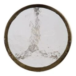 Kate And Laurel Aguilar Modern Drink Table, 8 X 8 X 23, Brass With Clear Glass, Detailed Glass Accent Table For Small Spaces 13 Kate And Laurel Aguilar Modern Drink Table, 8 X 8 X 23, Brass With Clear Glass, Detailed Glass Accent Table For Small Spaces -Safavieh Furniture 41PjV9AFt3L