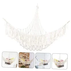 INOOMP Yoga Ball Stand Children Toys Stuffed Animals Net Craft Toys Stuffed Animals For Kids Hammock Stuffed Toy Organizer Stuffed Animals Organizer Net Household Toy Basket White -Safavieh Furniture 41Pq566IKRL