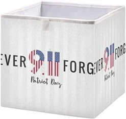 Usa Flag Painted Storage Bins Canvas Collapsible Box Chest Organizer For Edroom Closet Kid's Toys Laundry 11x11x11 Inch -Safavieh Furniture 41Q5ZpXSR L. AC