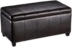 FIRST HILL FHW Marion Rectangular Storage Ottoman, Russet Brown 15 FIRST HILL FHW Marion Rectangular Storage Ottoman, Russet Brown -Safavieh Furniture 41QVy8pZnL. AC