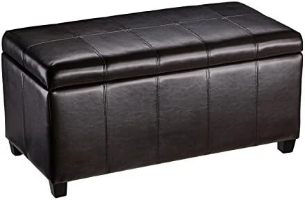 FIRST HILL FHW Marion Rectangular Storage Ottoman, Russet Brown 7 FIRST HILL FHW Marion Rectangular Storage Ottoman, Russet Brown - Image 7