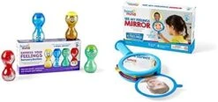Hand2mind Express Your Feelings Sensory Bottles, Calm Down Corner Essentials & See My Feelings Mirror, Social Emotional Learning, Shatterproof Mirror For Kids, Anger Management Toys -Safavieh Furniture 41Qf6YqpgVL. AC
