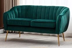 Artechworks Contemporary Tufted Velvet Tub Barrel Loveseat Sofa Chair Upholstered Couch With Golden Metal Legs Club Two-Seat Sofa For Living Reading Room Bedroom Apartment Small Space Dorm, Pink 20 Artechworks Contemporary Tufted Velvet Tub Barrel Loveseat Sofa Chair Upholstered Couch With Golden Metal Legs Club Two-Seat Sofa For Living Reading Room Bedroom Apartment Small Space Dorm, Pink -Safavieh Furniture 41R50aYe2pL. AC