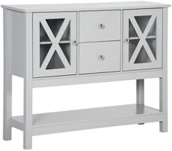 HOMCOM Coffee Bar Cabinet, Sideboard Buffet Cabinet, Kitchen Cabinet With Storage Drawers And Glass Door For Living Room, Entryway, Black 14 HOMCOM Coffee Bar Cabinet, Sideboard Buffet Cabinet, Kitchen Cabinet With Storage Drawers And Glass Door For Living Room, Entryway, Black -Safavieh Furniture 41R7iSsciJL. AC