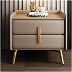 Indoor Bedrooms Nightstand Bedside Cabinet Whole Cabinet Small Cabinet Locker Master Bedroom High-end Bedside Table Living Room TV Side Cabinet With Drawer Cabinet Nightstand Side Table ( Color : H2 , -Safavieh Furniture 41RB3Sp0RyL. AC