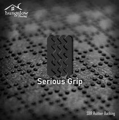 Bungalow Flooring Waterhog Door Mat, 3' X 5' Made In USA, Durable And Decorative Floor Covering, Skid Resistant, Indoor/Outdoor, Water-Trapping, Dogwood Leaf Collection, Dark Brown -Safavieh Furniture 41RBoX3Jv7L