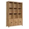 Sauder Cannery Bridge Storage Wall, L: 48.31" X W: 15.59" X H: 71.97", Sindoori Mango Finish & Cannery Bridge Dresser, Sindoori Mango Finish