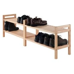 Winsome Mercury Shoe Rack, Natural, 27.24x10.71x32.01 -Safavieh Furniture 41S3WomaqmL