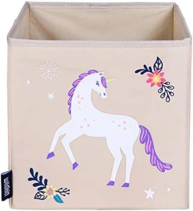 Wildkin 10 Inch Kids Storage Cube For Boys & Girls, Toy Storage Features Front Pull Tab & Cardboard Insert, Cube Storage Helps Kids Supplies Organized In Bedroom Or Playroom (Jurassic Dinosaurs) 8 Wildkin 10 Inch Kids Storage Cube For Boys & Girls, Toy Storage Features Front Pull Tab & Cardboard Insert, Cube Storage Helps Kids Supplies Organized In Bedroom Or Playroom (Jurassic Dinosaurs) - Image 8