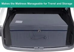 Carry Case For Tri-Fold Mattress 4-6 Inch Twin, Foldable Memory Foam Mattress Case, Sturdy Carrying Bag For 4-6 Inch Twin Trifold Matress, Portable Twin Mattress Storage Bag With 3 Handles -Safavieh Furniture 41SR9V0mWsL