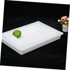 ULTECHNOVO 1pc Tray Kids Beach Toys Desktop Toys Sand Box Toys Food Tray Kids Toy Storage Organizer Desk Organizer Plastic Tray Household Supplies Storage Container Plate Toys White Toys Bead