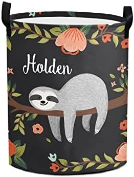 Watercolor Unicorn Personalized Laundry Basket Clothes Hamper With Handles Waterproof,Custom Collapsible Laundry Storage Baskets For Bedroom,Bathroom Decorative Large Capacity 6 Watercolor Unicorn Personalized Laundry Basket Clothes Hamper With Handles Waterproof,Custom Collapsible Laundry Storage Baskets For Bedroom,Bathroom Decorative Large Capacity - Image 6