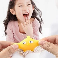 BLMIEDE 6pc Easter Super Cute Chickens Rabbit Egg Balls Toy Balls Skateboard (Yellow, One Size) -Safavieh Furniture 41ThQA3pV7L