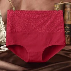 MatureGirl Sexy Panties Women Spring High Waist Shapewear Short Pants Women Slimming Women Underwear Bra Low Back Dress (Wine, L) -Safavieh Furniture 41Tj9oFyGQL