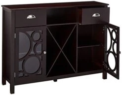 Kings Brand Jamestown Wood Buffet Server Storage Sideboard Wine Cabinet, Cherry 7 Kings Brand Jamestown Wood Buffet Server Storage Sideboard Wine Cabinet, Cherry -Safavieh Furniture 41TzB8AP2eL