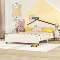 6-Piece Bedroom Set Queen Size Wood Platform Bed Frame With Two Nightstand, Dresser With Mirror And 4-Drawer Chest Traditional Style Queen Bedroom Set With Storage For Kids Boys Girls Teens, White -Safavieh Furniture 41UCD9LEj5L. AC