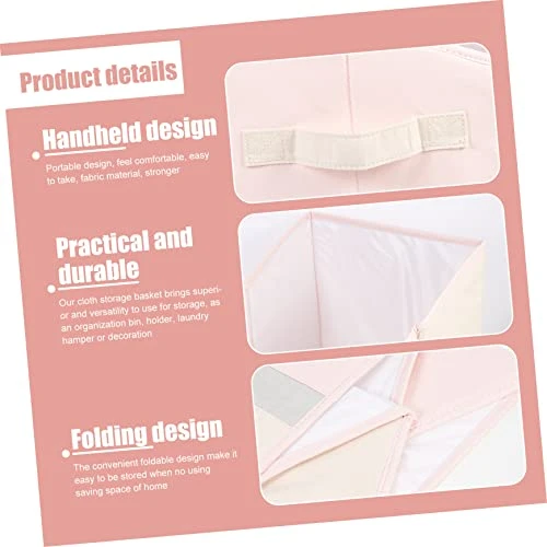 Alipis 2pcs Box Storage Basket Clothing Storage Drawers Jeans Organizer For Closet Foldable Garment Rack Collapsible Laundry Basket Nursery Decor Nursery Hamper Basket Storage Cases Child 4 Alipis 2pcs Box Storage Basket Clothing Storage Drawers Jeans Organizer For Closet Foldable Garment Rack Collapsible Laundry Basket Nursery Decor Nursery Hamper Basket Storage Cases Child - Image 4