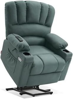MCombo Electric Power Lift Recliner Chair Sofa With Massage And Heat For Elderly, Extended Footrest, Hand Remote Control, Cup Holders, USB Ports, 2 Side Pockets, Fabric 7095 19 MCombo Electric Power Lift Recliner Chair Sofa With Massage And Heat For Elderly, Extended Footrest, Hand Remote Control, Cup Holders, USB Ports, 2 Side Pockets, Fabric 7095 -Safavieh Furniture 41UKxlU5DL. AC