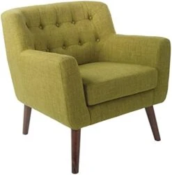 OSP Home Furnishings Arm Chair, 32"W X 28.63"D X 31.63"H, Green -Safavieh Furniture 41V1U2cWyrL. AC