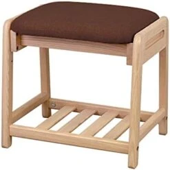 Koizumi Study Desk FLC-802MOGY Study Chair, Natural, W 19.1 X D 15.7 X H 20.5 Inches (48.5 X 40 X 52 Cm), Faris Stool MO, Gray -Safavieh Furniture 41V9bVf C5L. AC