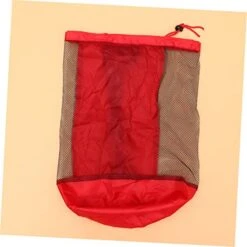 SAFIGLE Beach Tote Bag 2pcs Mesh Storage Bags Mesh Bag Swimming Gear Storage Bag Toy Tool Tote Bag Digging The Hourglass Backpack Red Child Quick Dry Kids Toys -Safavieh Furniture 41VAlS8MW3L