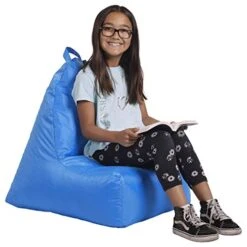 Factory Direct Partners 10481-FB Cali Alpine Sack Bean Bag Chair, Dirt-Resistant Coated Oxford Fabric - French Blue 23 Factory Direct Partners 10481-FB Cali Alpine Sack Bean Bag Chair, Dirt-Resistant Coated Oxford Fabric - French Blue -Safavieh Furniture 41VEcO Aw9L