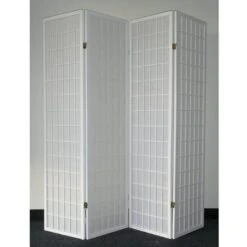 Elect Color And Panel Room Divider 3 To 10 (White, 4)