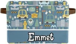 Animals Funny City Transportation Car Personalized Large Storage Box For Toy,Bathroom,Nursery,Home Kitchen Shelves,Custom Closet Decorative Storage Bins 4 Pack -Safavieh Furniture 41Vef7rrgEL. AC
