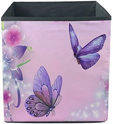 AFPANQZ Floral Chihuahua Large Sized Storage Baskets Collapsible Convenient Home Organizer Containers For Clothes Kids Toys Baby Clothing Nersury Hamper 13x13x13 Save Place Basket 11 AFPANQZ Floral Chihuahua Large Sized Storage Baskets Collapsible Convenient Home Organizer Containers For Clothes Kids Toys Baby Clothing Nersury Hamper 13x13x13 Save Place Basket - Image 11