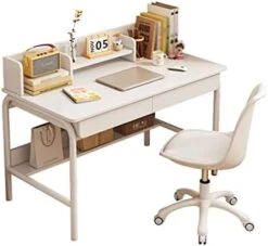 Acquire Rectangular Table Bedroom Girl Workbench Table Student Study Computer Desk Without Chair (Color : D, Size : 140cm) -Safavieh Furniture 41WF2wWTmXL. AC 7