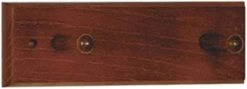 Wooden Mallet 12-Inch 2-Nickel Hook Coat Rack, Mahogany -Safavieh Furniture 41WP2DgHXDL. AC