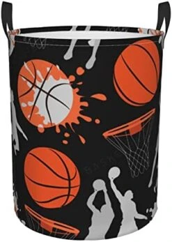 Gbuzozie Colorful Game Joysticks Silhouettes Round Laundry Hamper Storage Basket Toys Clothes Organizer Bin For Home Bathroom Bedroom Dorm Nursery, 38l -Safavieh Furniture 41WSOz3SIfL. AC
