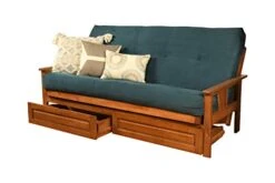 Kodiak Furniture Monterey Futon Set With Storage Drawers, With Barbados Base And Suede Navy Mattress 8 Kodiak Furniture Monterey Futon Set With Storage Drawers, With Barbados Base And Suede Navy Mattress -Safavieh Furniture 41WjZKMcBYL