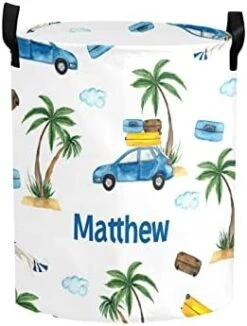 Personalized Laundry Basket Hamper,Cute Ocean Animal,Collapsible Storage Baskets With Handles For Kids Room,Clothes, Nursery Decor 26 Personalized Laundry Basket Hamper,Cute Ocean Animal,Collapsible Storage Baskets With Handles For Kids Room,Clothes, Nursery Decor -Safavieh Furniture 41WucHZYloL. AC