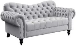 Lexicon Cruz Living Room Loveseat, Dark Gray -Safavieh Furniture 41Wx6kibECL. AC