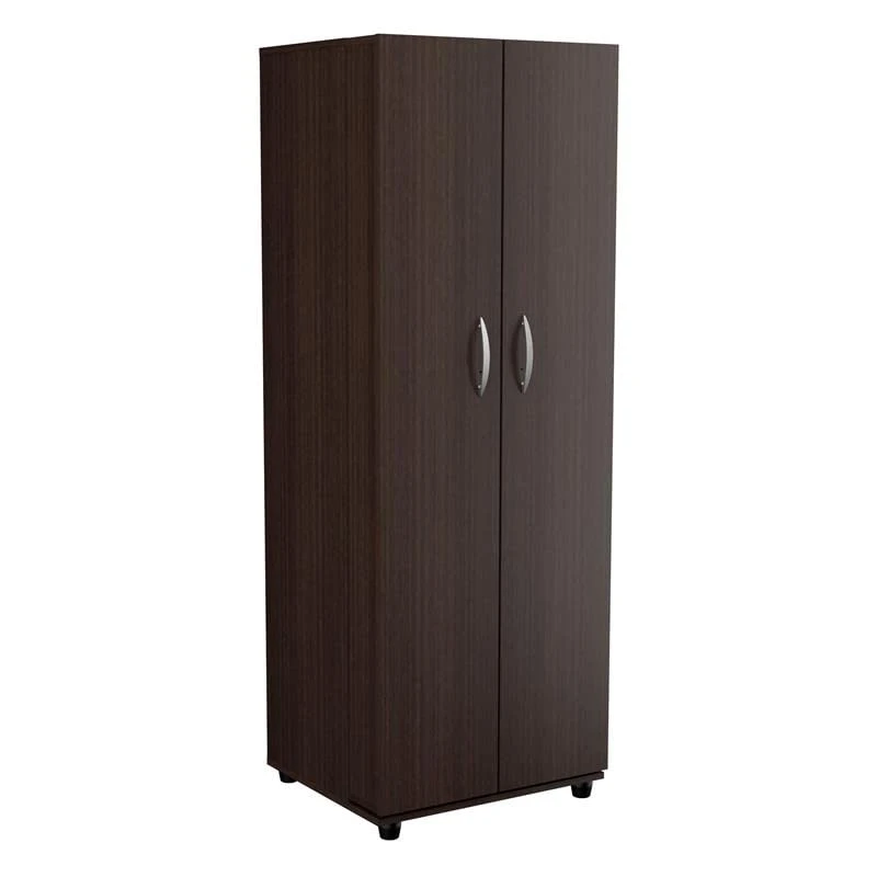 Inval 4-Shelf 2-Door Kitchen Pantry Storage Cabinet, Espresso 1 Inval 4-Shelf 2-Door Kitchen Pantry Storage Cabinet, Espresso