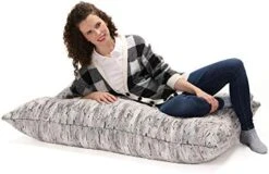 Jaxx Saxx 3.5 Floor Pillow, Premium Luxe Fur - Mountain Fox 29 Jaxx Saxx 3.5 Floor Pillow, Premium Luxe Fur - Mountain Fox -Safavieh Furniture 41XYikGNpL. AC