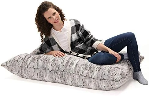 Jaxx Saxx 3.5 Floor Pillow, Premium Luxe Fur - Mountain Fox 15 Jaxx Saxx 3.5 Floor Pillow, Premium Luxe Fur - Mountain Fox - Image 15