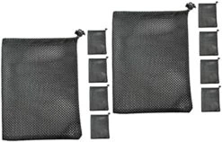 Toddmomy 10 Pcs Storage Bag Organizer Golf Ball Bag Hand Bag Storage Organizer Mesh Storage Bag Sports Net Bag -Safavieh Furniture 41Xh5R YRL. AC