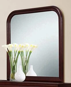 Classic Louis Philippe Styling Deep Cherry 5Pc Queen Bedroom Set(Q/D/M/N/C) 19 Classic Louis Philippe Styling Deep Cherry 5Pc Queen Bedroom Set(Q/D/M/N/C) -Safavieh Furniture 41XleSZ2GjL